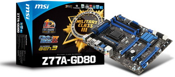 msi Z77A-GD80 